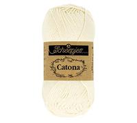 Scheepjes - Scheepjes Catona 130 Old Lace Yarn - 1 x 50 g