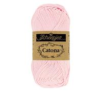 Scheepjes Catona 50g - 238 Rose Poudré, Fil à Tricoter et à Crocheter