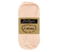 Scheepjes - Scheepjes Catona 263 Pelote de laine Pétale Pêche - 1 x 50 g