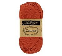 Scheepjes Catona 50g - 388 Orange Cotton Yarn