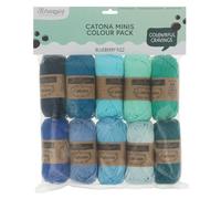 Scheepjes Catona Colour Pack 10x25g - Bleu Myrtille