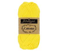 Scheepjes Catona Coton 50g - 280 Jaune Citron, 100% Coton