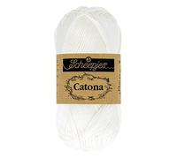 Scheepjes Catona Coton blanc neige nº 106