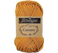 Scheepjes Catona Cotton Yarn, 383 Ginger Gold, 1 x 25 g