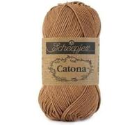 Scheepjes Catona Cotton Yarn, 503 Hazelnut, 1 x 25 g