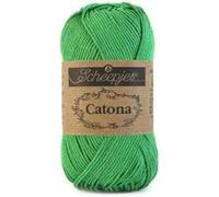Scheepjes Catona Cotton Yarn, 515 Emeraude, 1 x 25 g