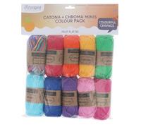 Scheepjes Catona et Chroma Paquet de Couleurs 10x25g - Fruits