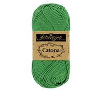 Scheepjes Catona fil coton mercerisé 50 g - couleur 515 Émeraude, 1 unité