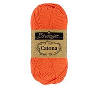 Scheepjes Catona pelote coton 50 g - 189 Orange royal