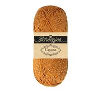 Scheepjes Catona Shine 1x50g - 383-G Gingembre Doré