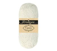 Scheepjes Catona Shine 50g - 105-S Blanc de Mariage - Argent