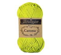 Scheepjes - Fil Scheepjes Catona 245 vert jaune - 1 x 50 g