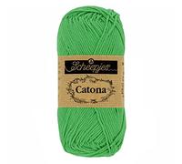 Scheepjes - Fil Scheepjes Catona 389 vert pomme - 1 x 50 g