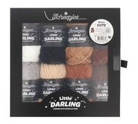 Scheepjes Little Darling 8x25g - Pack de couleurs Beary Cute pour créations