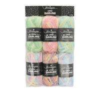 Scheepjes Little Darling fil dégradé moucheté 6x25g Suga bleu/rose/violet