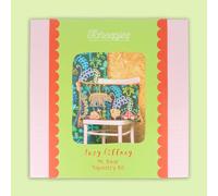 Scheepjes - Lucy Tiffney Wallpaper Collection (60x40cm) Kit Tapisserie Mr Bear pour Décoration Murale - 1 Pièce