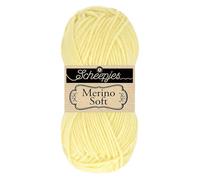 Scheepjes Merino Soft 1x50g - 648 De Goya, Jaune Fil à Tricoter et à Crocheter