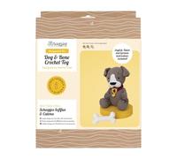 Scheepjes - Scheepjes Amigurumi Kit de Crochet Chien & Os Jouet - 1 Ensemble