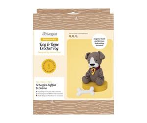 Scheepjes - Scheepjes Amigurumi Kit de Crochet Chien & Os Jouet - 1 Ensemble