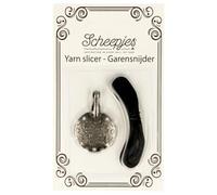Scheepjes - Scheepjes Antique Nickel Pendant Conception Fil Trancheuse avec Corde pour Crochet et Tricot Artisanat Projets - 1 Pièce