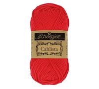 Scheepjes - Scheepjes Cahlista 115 Chaud Rouge Fil - 10x50g