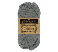 Scheepjes - Scheepjes Cahlista 242 Métal Gris Fil - 10x50g