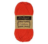 Scheepjes - Scheepjes Cahlista 390 Coquelicot Rose Fil - 1x50g