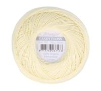 Scheepjes - Scheepjes Candy Floss 101 Candle Light (165m) Organique Mercerisé Coton Fil - 1x20g