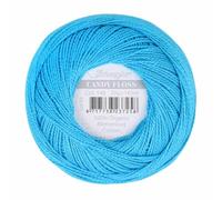 Scheepjes - Scheepjes Candy Floss 146 Vivid Blue (165m) Organique Mercerisé Coton Fil - 1x20g
