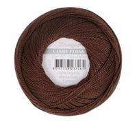 Scheepjes - Scheepjes Candy Floss 162 Black Coffee (165m) Organique Mercerisé Coton Fil - 1x20g
