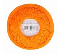 Scheepjes - Scheepjes Candy Floss 281 Tangerine (165m) Organique Mercerisé Coton Fil - 1x20g