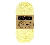 Scheepjes - Scheepjes Catona 100 Citron Mousseline de soie Fil - 1x25g