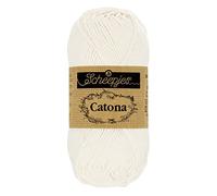 Scheepjes - Scheepjes Catona 105 Bridal White Yarn - 1 x 50 g