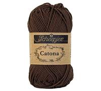 Scheepjes - Scheepjes Catona 162 Noir Café Fil - 1x25g