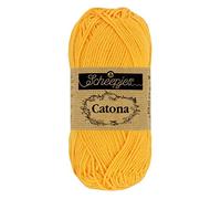 Scheepjes - Scheepjes Catona 208 Jaune Or Fil - 10x50g