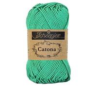 Scheepjes - Scheepjes Catona 242 Fil Gris Métal - 1x25g