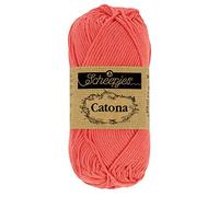 Scheepjes - Scheepjes Catona 252 Pastèque Fil - 1x50g