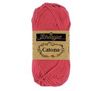 Scheepjes - Scheepjes Catona 258 Bois de Rose Fil - 20x25g