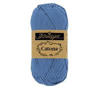Scheepjes - Scheepjes Catona 261 Corsaire Bleu Fil - 1x10g
