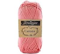 Scheepjes - Scheepjes Catona 410 Riche Corail Fil - 1x25g