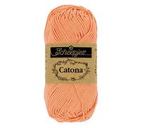 Scheepjes Scheepjes Catona 524 Pelote de laine abricot 1 x 50 g