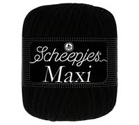 Scheepjes - Scheepjes Maxi 110 Noir de Jais Fil - 10x100g