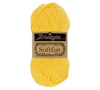 Scheepjes Scheepjes Softfun 2518 Pelote de laine canari 1 x 50 g