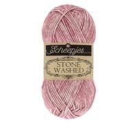 Scheepjes - Scheepjes Stone Washed 808 Corindon Ruby Yarn - 1 x 50 g