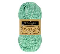 Scheepjes Softfun Denim 50g - 516 Vert Yarn