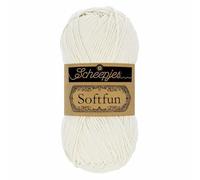Scheepjes Softfun Fil, Coton Acrylique, 2426 Dentelle, 1x50g