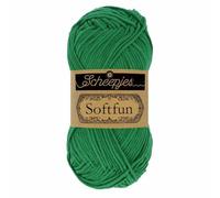 Scheepjes Softfun Fil, Coton Acrylique, 2535 Forest, 1x50g