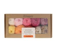 Scheepjes Stone Washed Colour Pack 10x25g - Rouge, Rose, Orange