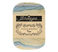 Scheepjes Stone Washed Flow 1x65g - 03 Whisper, Laine et Acrylique pour Tricot et Crochet