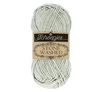 Scheepjes Stone Washed pelote 50 g - coloris 814 Quartz Cristal gris